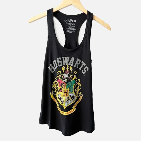 Harry Potter Hogwarts House Crest Racerback Tank Top Size Small - Picture 1 of 7